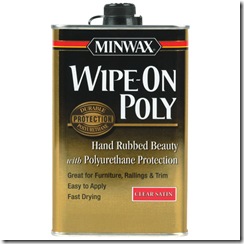 Minwax Wipe On Poly