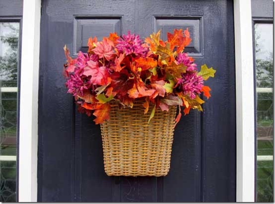 Pinterest Fall Door Basket